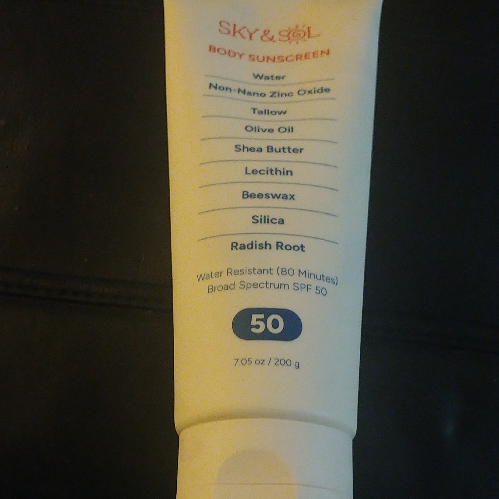 Body Sunscreen SPF 50 - White